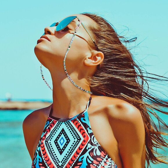 0 Pieces Eye Glass Chains for Women Beaded Eyeglasses Strap Eye Glasses Holders - Picture 5 of 7